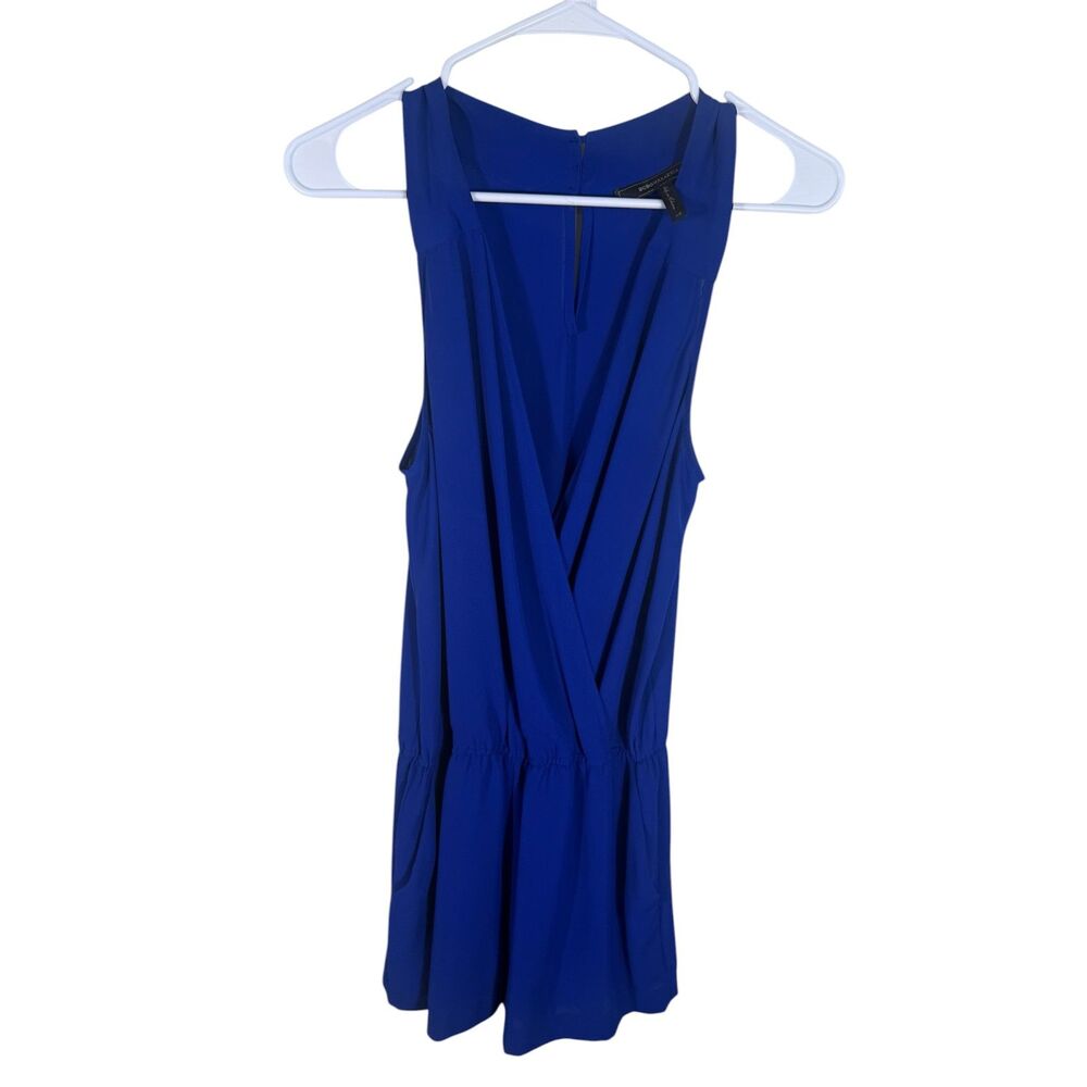 BCBG MAXAZRIA Blue Romper size Small